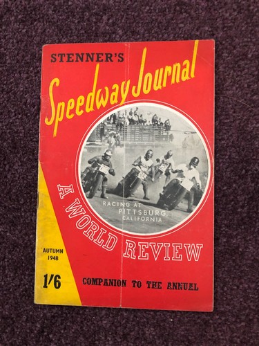 Speedway book stenner - speedway, stenner's