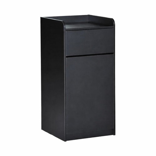 Wooden rubbish bin cabinet - bin,