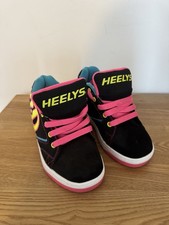 Girls Heelys Skate Trainers Size UK 1 Black Pink
