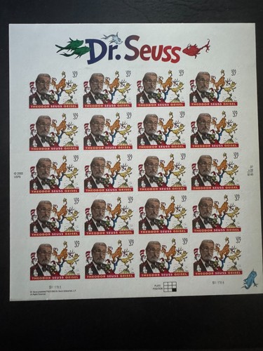 Scott 3835 seuss pane - seuss, of