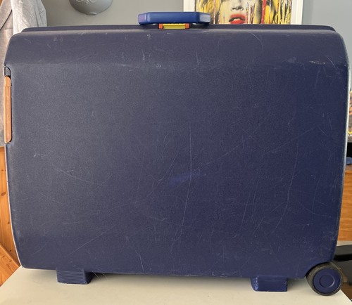 Samsonite blue hard shell - samsonite,