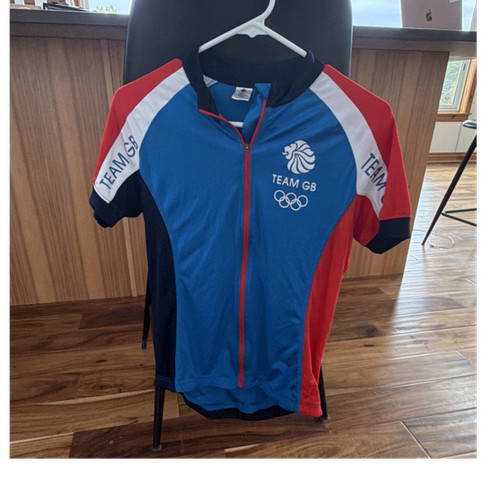 Team cycling jersey blue - gb,