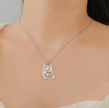 Wolf Necklace Alsatian Husky