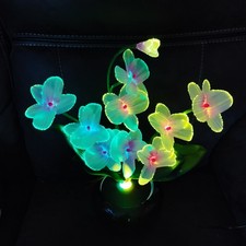 Fibre Optic Flower White