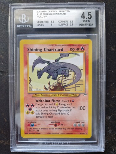 Shining charizard 107 - charizard, holo
