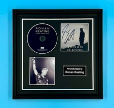 Ronan Keating Signed Photo & CD Framed & COA Music Auto Songs From Home Poster
