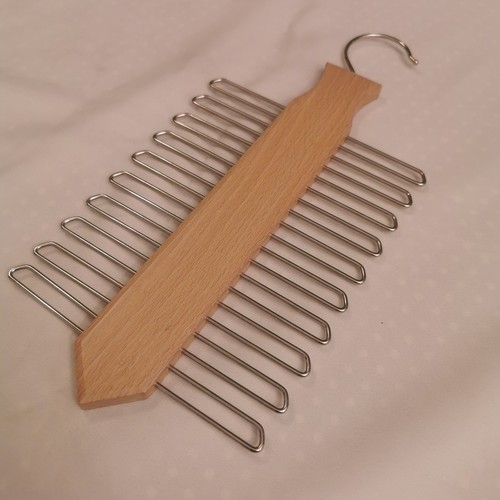Wooden tie hanger bar - wooden,