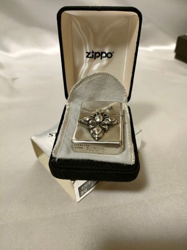 Zippo oil lighter sterling
