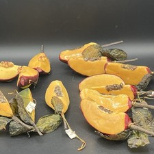 Lot Of 15 Sliced Shiny Faux