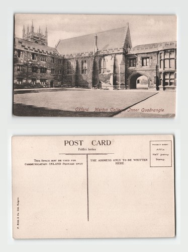 Postcard oxford merton - -,