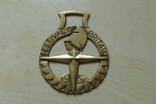 Festival Of Britain 1951 Star Souvenir Vintage Horse Brass Official Lot B