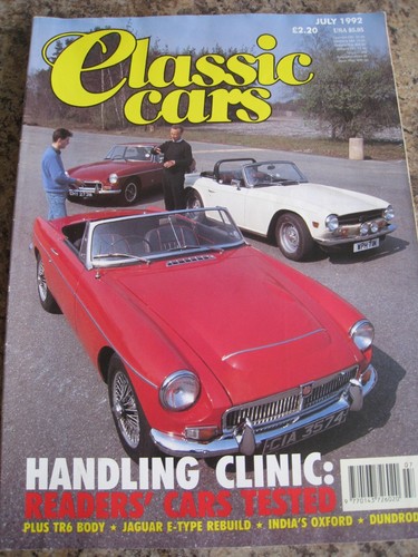 Classic cars magazine jul - cars, 1992