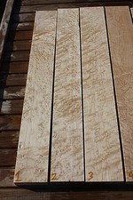BIRDSEYE MAPLE guitar neck blank 700-750 x 90-120 x 24mm AA-AAA+ figure