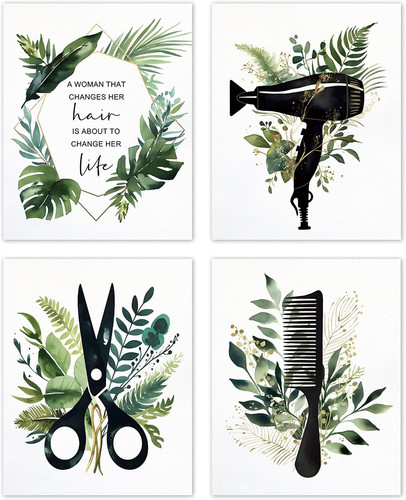Boho hair beauty salon - salon, posters