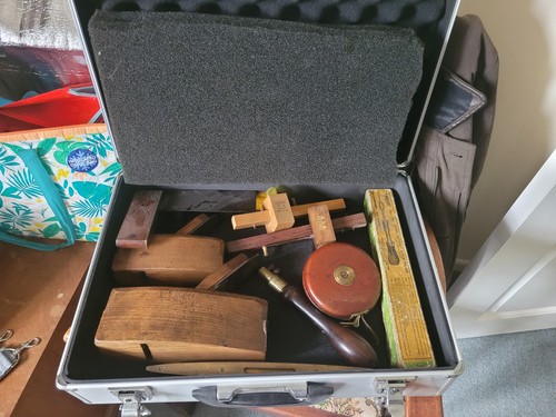 Vintage tools joblot with case - joblot,