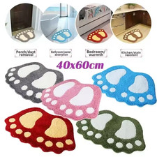 Cute Footprints Bath Mat Non