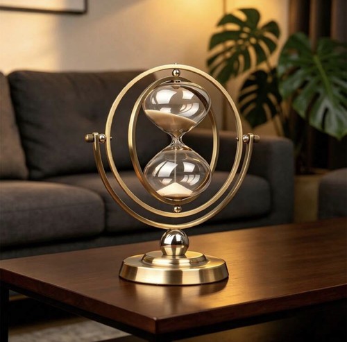 Rotating hourglass sand timer - sand,