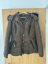 Zara Coat Size M Brown With