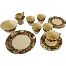 Myott Son & Co England's Countryside Ceramic Tea Set Multicoloured