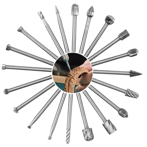 Wood carving bits set - set, for