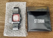 Storm Pirello Mens Vintage 2003 Watch MINT RARE NEW with soft case Free🇬🇧P&P