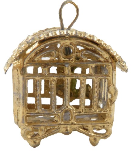 Dolls house golden - dolls, bird