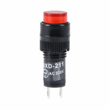 Neon Indicator Lamp Red 220/240 Volt 10 mm Chassis Or Panel Mount UK Seller
