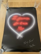 Tracey Emin - I Promise To Love You (2014) - SIGNED Limited Edition Poster 
