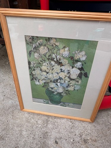 Oil painting vase flowers - oil,