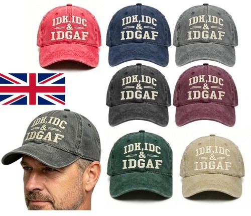 Idk idc idgaf baseball cap - idk,