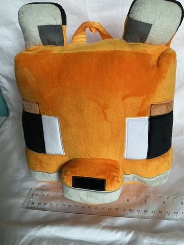 Minecraft fox plush back - minecraft,
