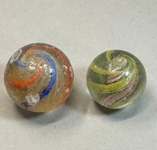 2 Antique Marble Sulphide