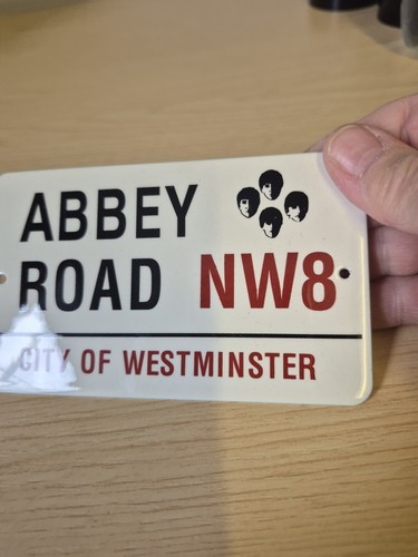 Abbey road souvenir roadsign - abbey,