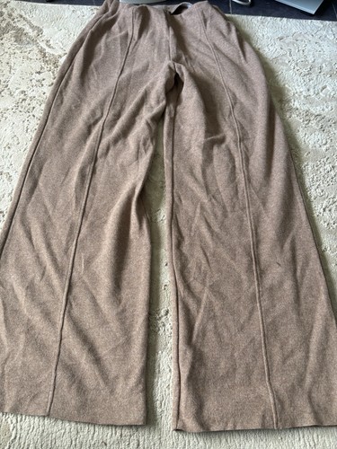 Zara brown wide - wide, trousers