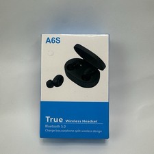 A6S Bluetooth 5.0 True Wireless Earbuds Headset with Charging Case - White