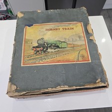 Hornby Meccano O Gauge 5600 LMS Tinplate Clockwork Train Set – Original Box –...