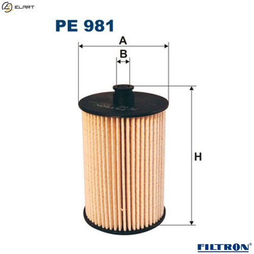 Fuel filter 981 for - for, volvo