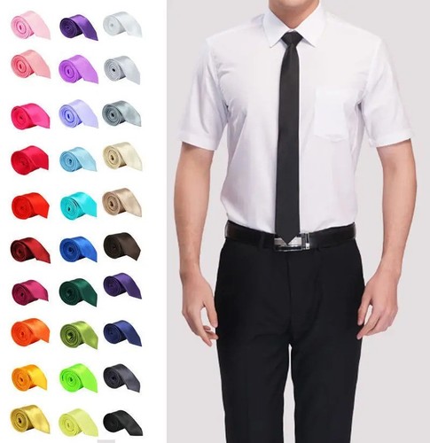 Mens premium silk satin solid - satin,