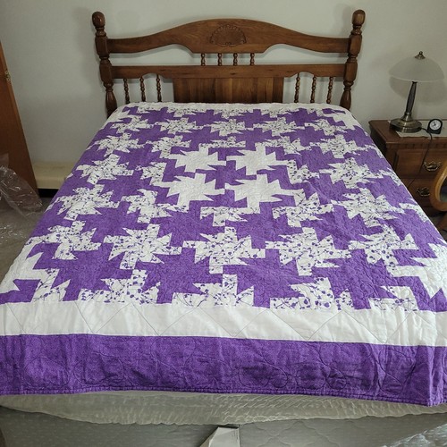 Machine made quilt with - machine,