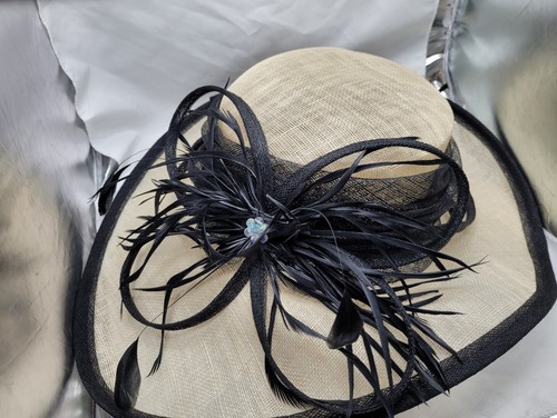 Wedding hat black - wedding,