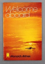 MONARCH AIRLINES WELCOME ABOARD INFLIGHT MAGAZINE  BAC1-11 B720B CABIN CREW
