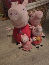 Peppa Pig Soft Toy Bundle Used