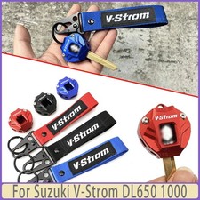 For Suzuki V-Strom DL650 1000 Motorcycle Key Case Shell Cover & Keyring Keychain