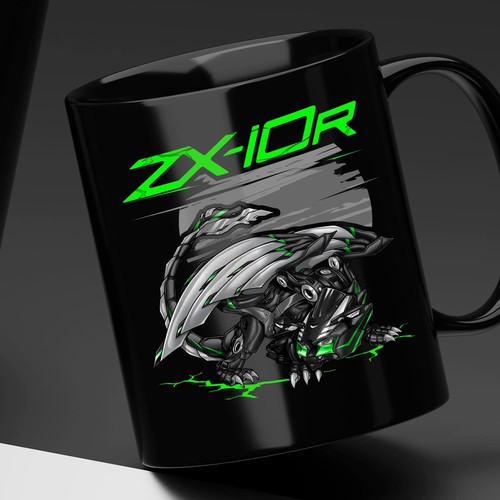 Coffee mug for kawasaki zx10r - for,
