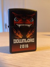 Genuine Zippo Download Festival 2016 Lighter CASING ONLY, Used