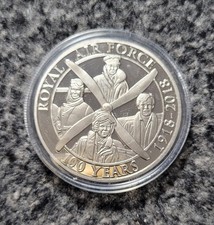 Royal Air Force 100 Years One Crown Coin In Capsule Mint Condition