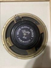 Classic 1962 Quam Co-Axial 12" 12A6 CO Alnico Hi-Fi Speaker Untested