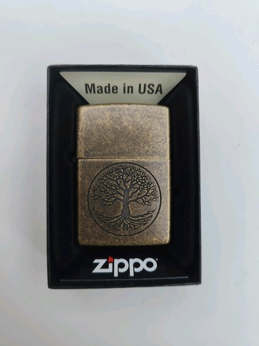 Zippo brass tree - zippo, life