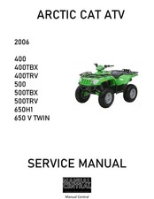ARCTIC CAT ATV 400 500 TBX TRV