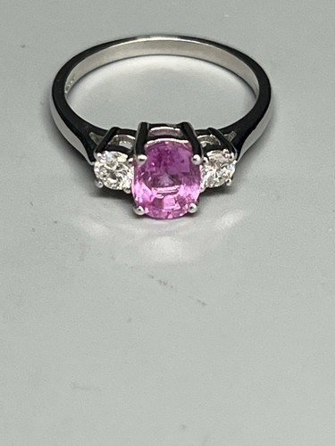 18ct white gold pink - 18ct,